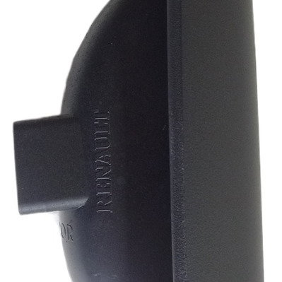 Puxador Interno Traseiro Direito Renault Megane 2003 Preto Traseira