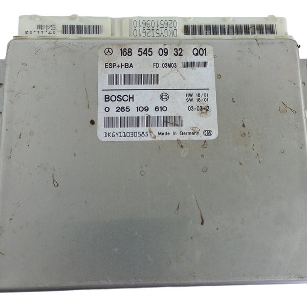 Modulo Injeção Mercedes Benz Classe A 160 2002