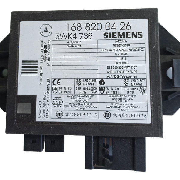 Módulo Imobilizador Mercedes Benz Classe A 160 2001 2002
