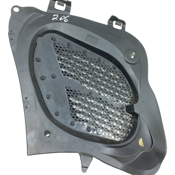 Grade Difusor Entrada Ar Capô Peugeot 206 2008 Preto