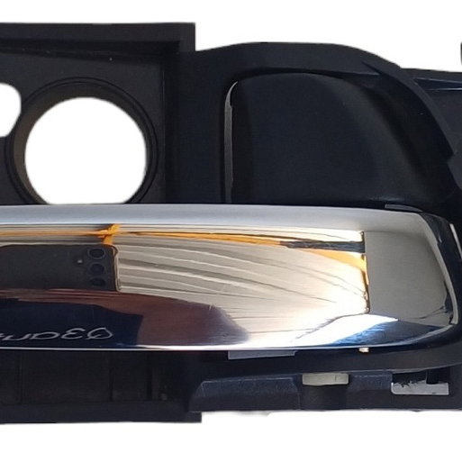 Maçaneta Interna Traseira Direita Honda Hrv 2018 Prata Traseira