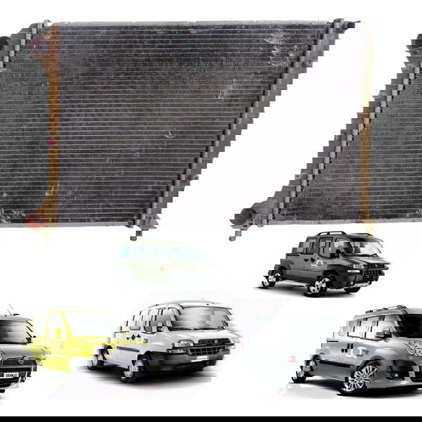Radiador Agua Doblo 1.3 1.6 1.8 16v 2001 A 2017