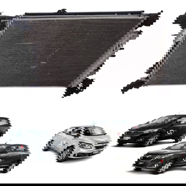 Kit Conjunto Radiador Chevrolet Prisma Onix 1.4 2017
