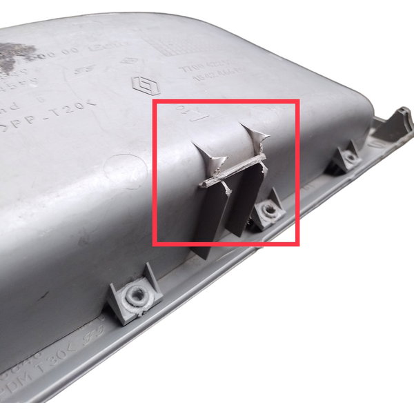 Porta Objetos Renault Twingo Detalhes  Cinza