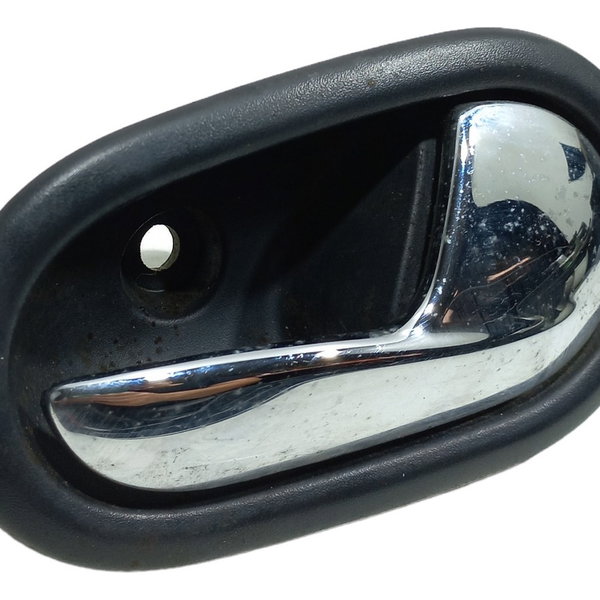 Maçaneta Interna Traseira Direita Renault Sandero Preto Traseira