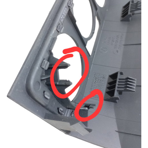 Moldura Painel Ar Condicionado Volkswagen Gol G7 2019