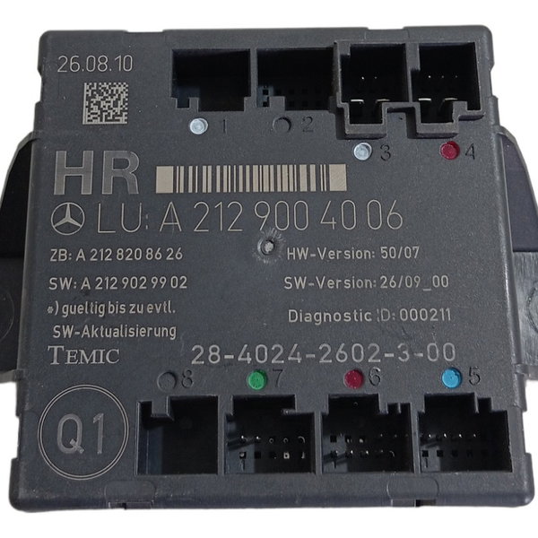 Módulo Porta Traseiro Direita Mercedes Benz C180 2011