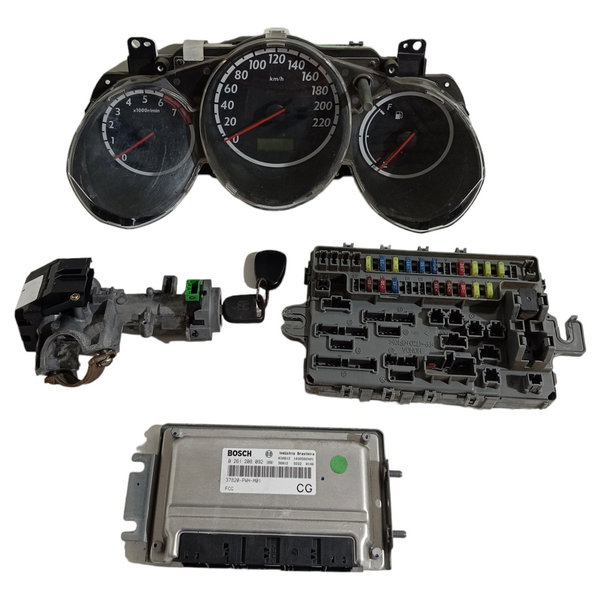 Kit Code Injeção Honda Fit 1.4 8 Bobinas Gasolina 2008