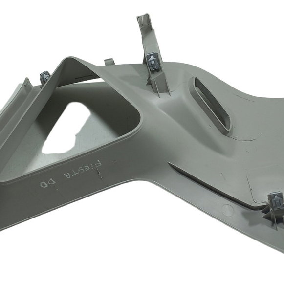 Moldura Coluna Traseira Lado Esquerdo Ford New Fiesta 2015 Cinza