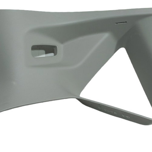 Moldura Coluna Traseira Lado Esquerdo Ford New Fiesta 2015 Cinza