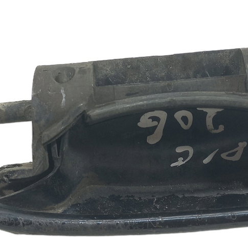 Maçaneta Externa Dianteira Direita Peugeot 206 2008 Preto Dianteira