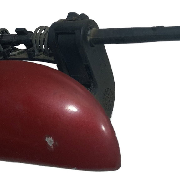 Maçaneta Externa Dianteira Esquerda Peugeot 206 2002 Vermelho Dianteira