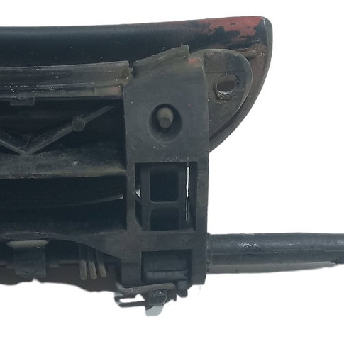 Maçaneta Externa Dianteira Esquerda Peugeot 206 2002 Vermelho Dianteira