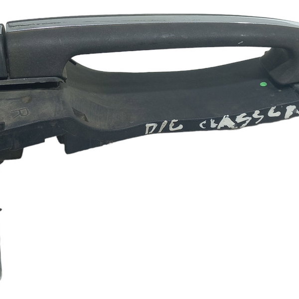 Maçaneta Externa Dianteira Esquerda Mercedes Benz Classe A Preto Com Detalhe Cromado Dianteira