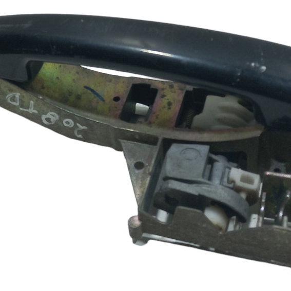 Maçaneta Externa Traseira Direita Peugeot 208  2014 Preto Traseira