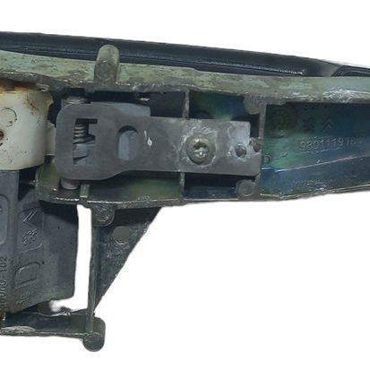 Maçaneta Externa Traseira Direita Peugeot 208  2014 Preto Traseira