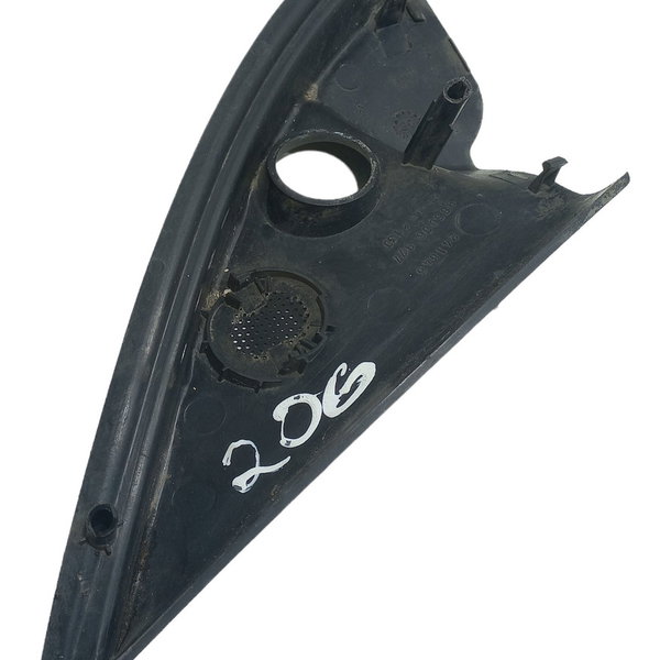 Acabamento Interno Retrovisor Direito Peugeot 206 2008 Preto