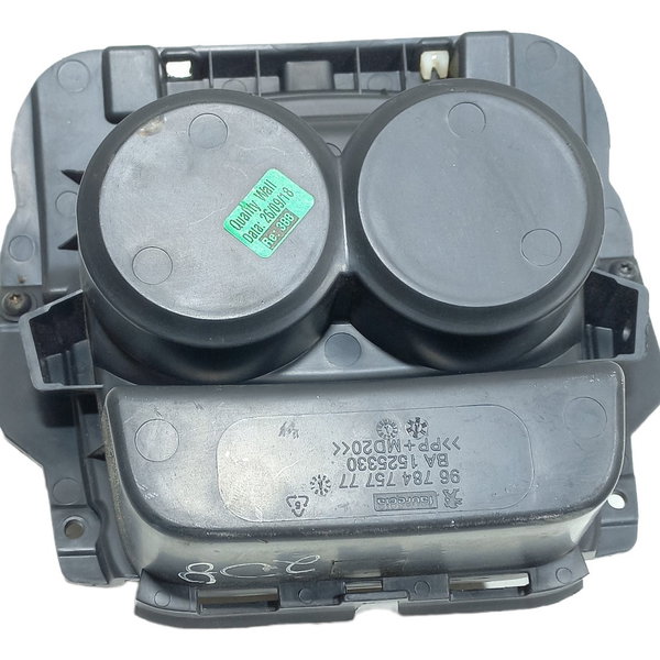 Porta Copo Objetos Console Central Peugeot 208 2018 Preto