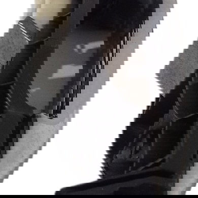 Maçaneta Externa Traseira Esquerda Mercedes Benz E320 1997 Preto Com Prata Traseira