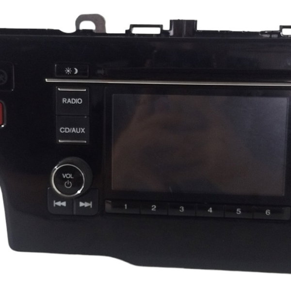 Central Rádio Multimidia Honda New Fit 1.5 2015 2016 2017  Preto