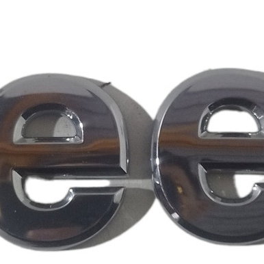 Emblema Letra Capô Jeep Renegade 1.8 2015 16 17 18 19 20 21 Prata