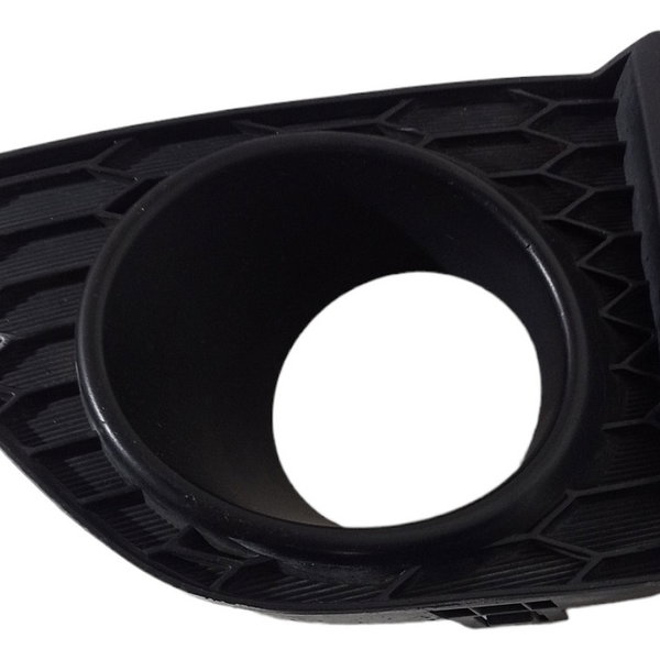 Moldura Farol Milha Esquerdo Honda Fit 1.5 2016 2017 2018 Preto Esquerdo