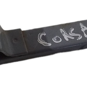 Trilho Guia Canaleta Vidro Dianteiro Direito Gm Corsa 2004 Preto