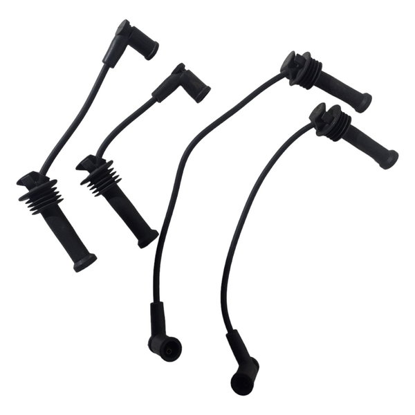 Kit Cabo Vela Bobina Ignição Ford New Fiesta 2016 2017 2018  Preto