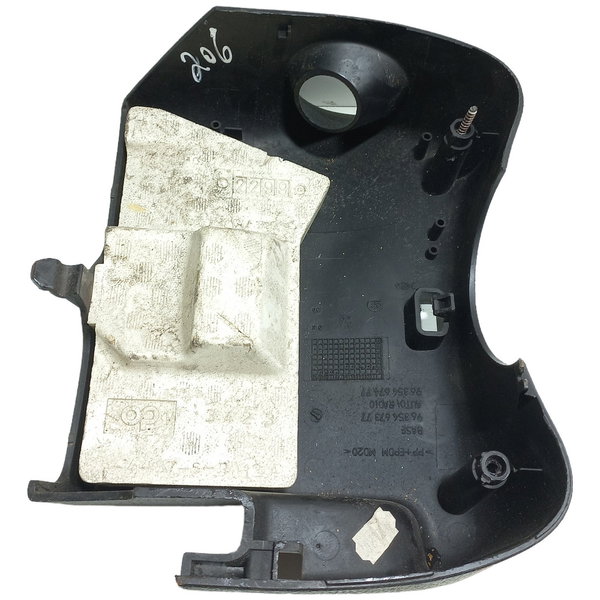 Moldura Inferior Coluna Direção Peugeot 206 2005 06 07 08 09