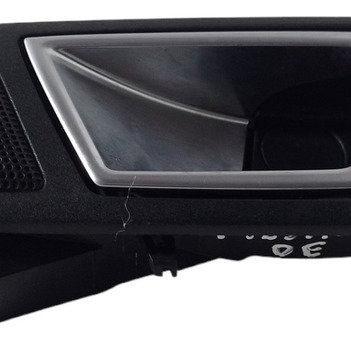 Maçaneta Interna Dianteira Esquerda Ford New Fiesta 2016 17 Preto Dianteira