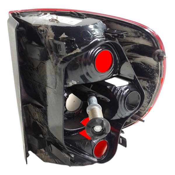 Lanterna Traseira Esquerda Volkswagen Fox 2009 Esquerdo Vermelho