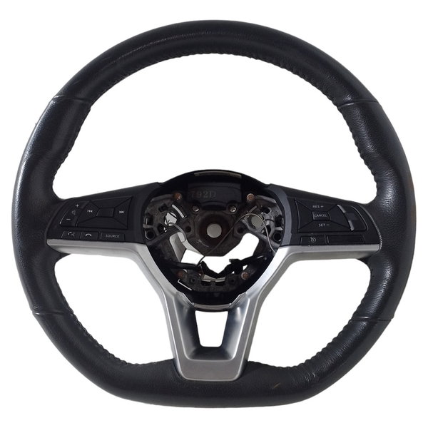 Volante Direção C/ Comando Som Nissan Kicks 2016 2017 2018  Preto