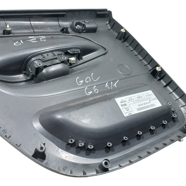 Forro Porta Traseira Direita Volkswagen Gol  G6 2015 Preto