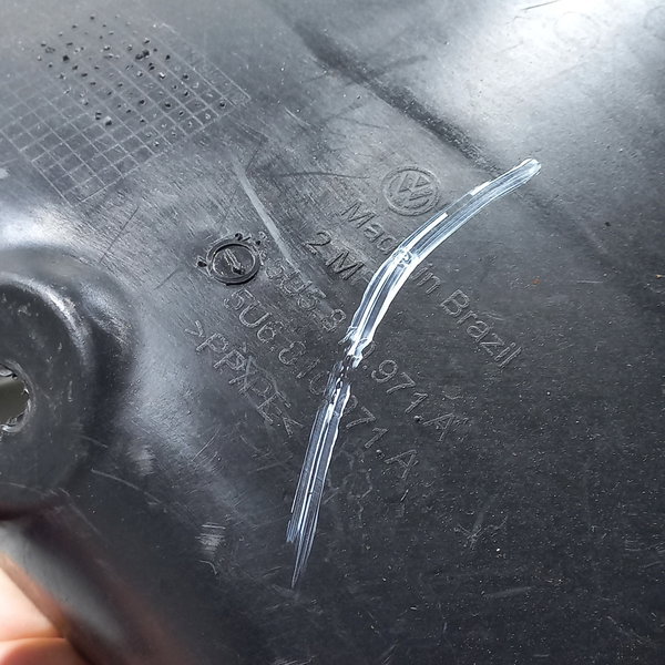 Parabarro Traseiro Esquerdo Volkswagen Gol Voyage G5 G6 G7