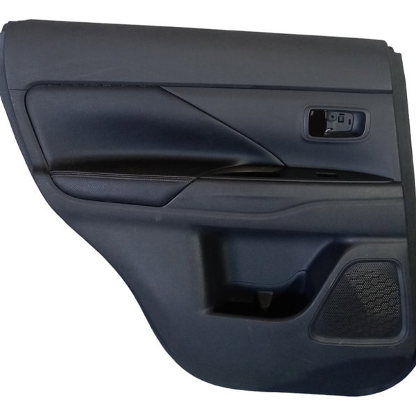 Forro Porta Traseira Esquerda Mitsubishi Outlander 2014 2015 Preto
