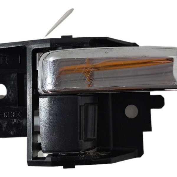 Maçaneta Interna Dianteira Direita Mitsubishi Outlander 2015 Preto Dianteira