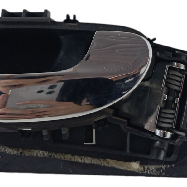 Maçaneta Interna Traseira Direita Peugeot 307 Sw 2003 04 05 Preto Traseira