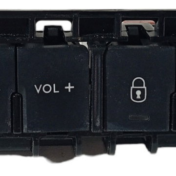 Botão Pisca Alerta Comando Som Trava Portas Citroen C3 2019 Preto