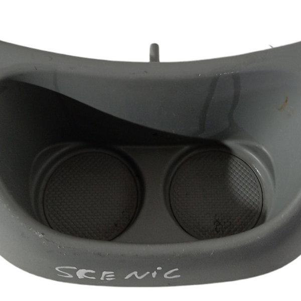 Porta Copos Console Central Renault Scenic 2001 2002 2003  Cinza