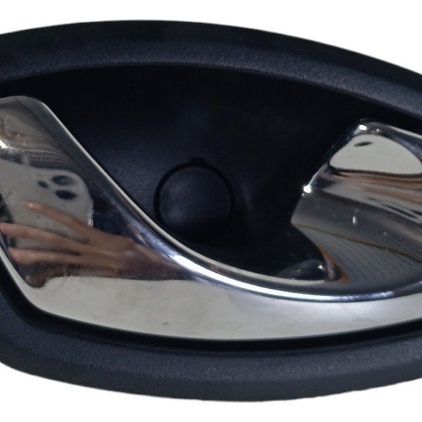 Maçaneta Interna Dianteira Direita Renault Captur 2018 2019  Prata Dianteira