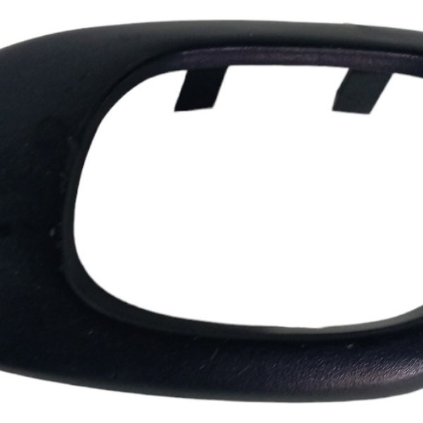 Moldura Maçaneta Interna Traseira Direita Peugeot 206 Sw 07 Preto Traseira