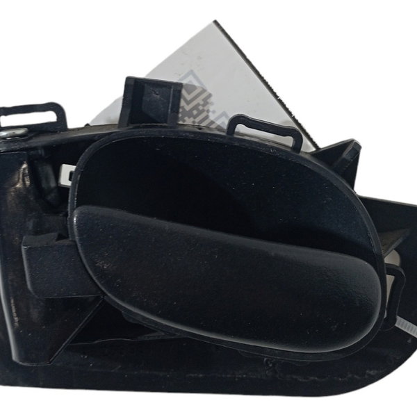 Maçaneta Interna Dianteira Esquerda Peugeot 206 Sw 2006 2007 Preto Traseira