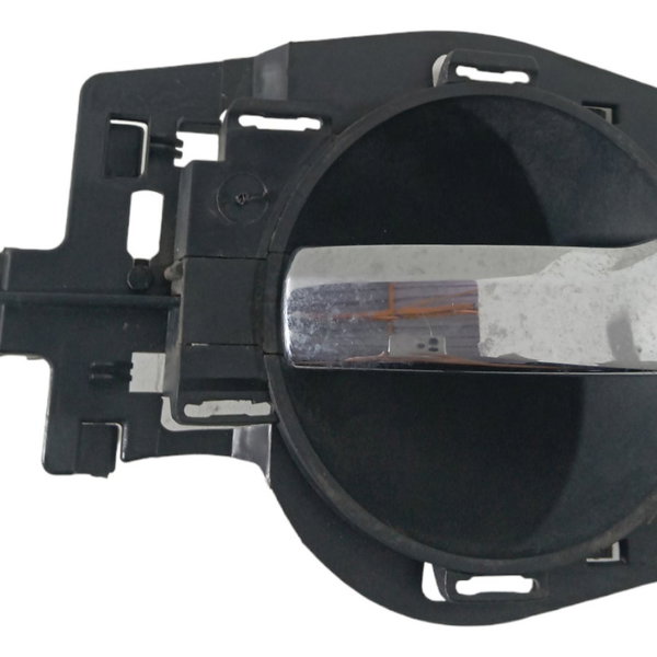 Maçaneta Interna Porta Traseira Esquerda Citroen C3 2006 07 Preto Traseira