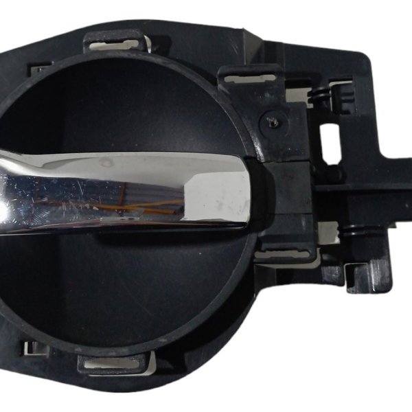 Maçaneta Interna Porta Dianteira Direita Citroën C3 2006 07 Preto Dianteira
