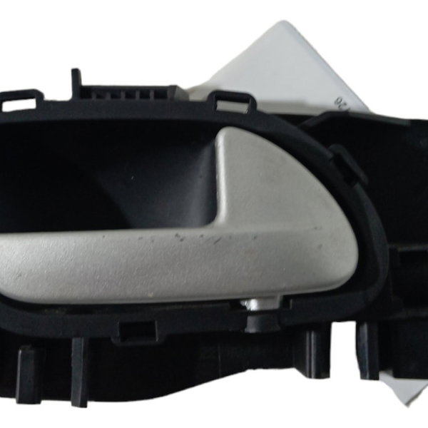 Maçaneta Interna Traseira Direita Peugeot 2008 208 2017 2018 Preto Traseira