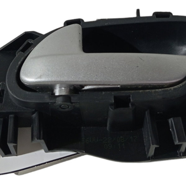 Maçaneta Interna Dianteira Esquerda Peugeot 2008 2017 2018 Preto Dianteira