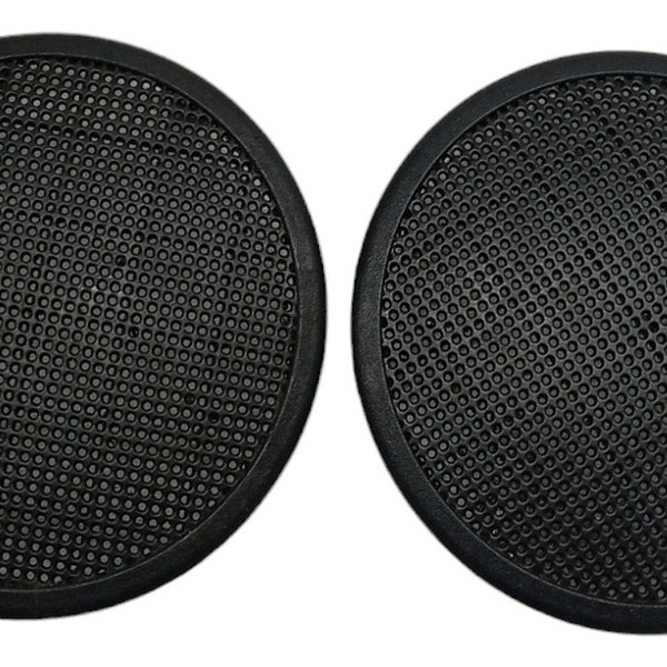 Par Tela Grade Twitter Painel Renault Megane 2006 2007 2008  Preto