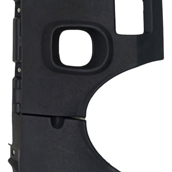 Acabamento Inferior Painel Esquerdo Tampa Fusível Megane 06 Preto 012