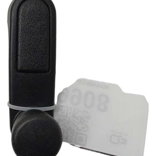 Manivela Vidro Manual Traseiro Peugeot 206 2007 2008 2009 Preto