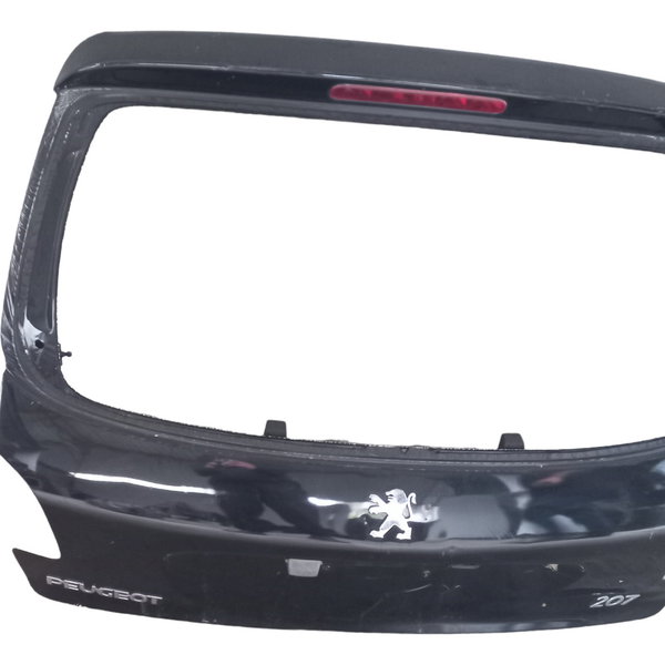 Tampa Traseira Porta Malas Peugeot 207 Preto